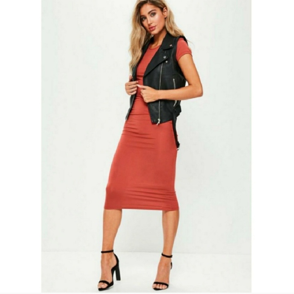 *1 Left!* NWT ASOS | Midi Bodycon Dress - Picture 7 of 8